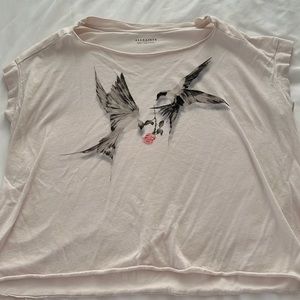 All Saints Cropped T-shirt